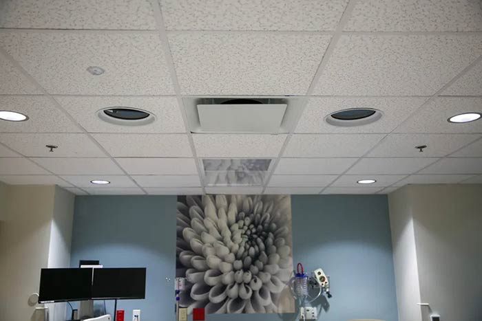 labor and delivery room ventilation different angle